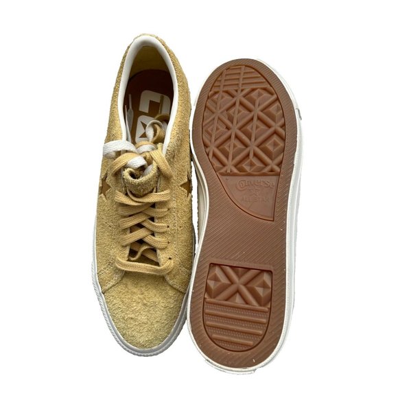 Converse A04158C One Star Pro Vintage Suede Sneakers Trailhead Gold ( 8.5M ) - Picture 4 of 7